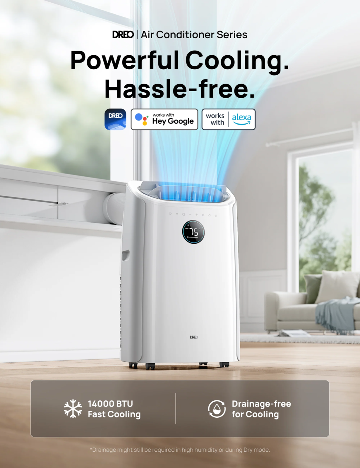 Smart Air Conditioner White -open box