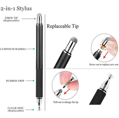 Universal Stylus  Color： Black   L5.6 xW 0.37 x H5.6 inches