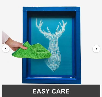 12 aluminum screen printing frames (20" x 24") with 160 mesh (64T)