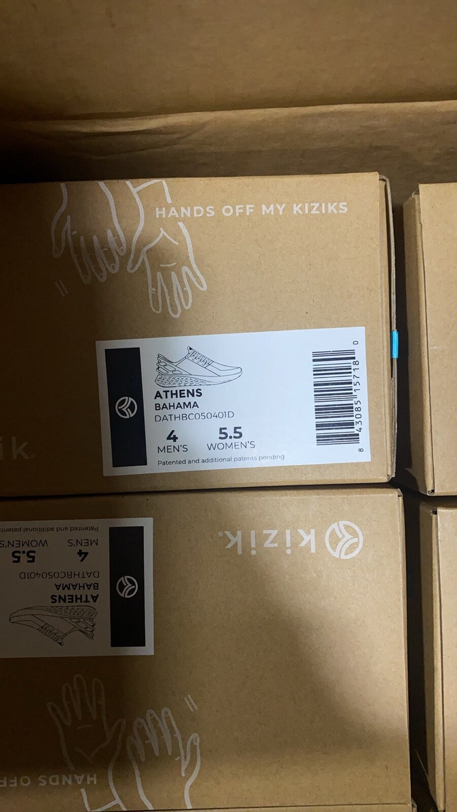 Kizik Athens Bahama Womens Athletic Sneaker size men's 4 women`s 5.5.
