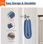 34in×4in  Under Door Draft Stopper-Weighted Noise&Wind Blocker ,Blue