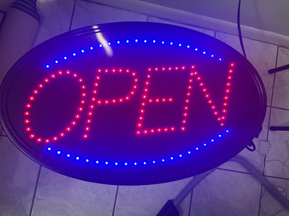 LED Open Sign for Business, LED Neon Signs for Shop Windows and Doors of Shop