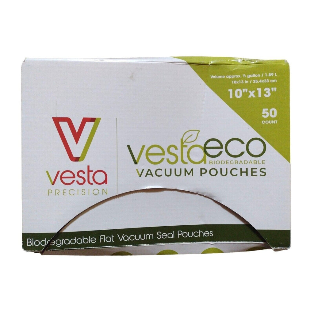 50 count 10 x 13 inch VestaEco Chamber Machine Vacuum Pouches