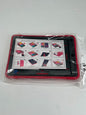Case For Ipad 9.7 (2017) (2018) New Red With Black Color.