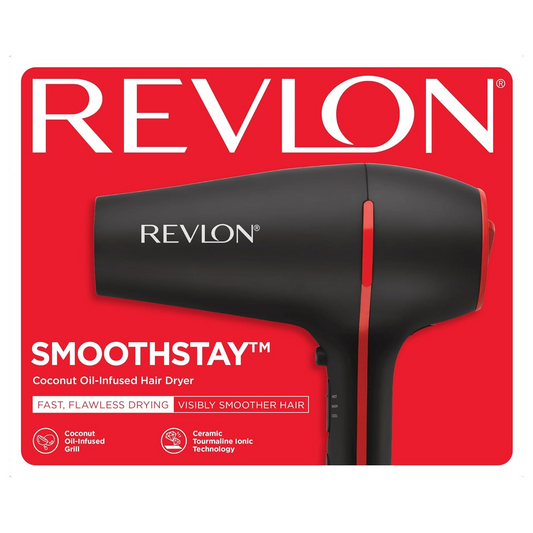 Coconut Oil Infused Hair Dryer with Diffuser & Concentrator - Ionic Ceramic Blow