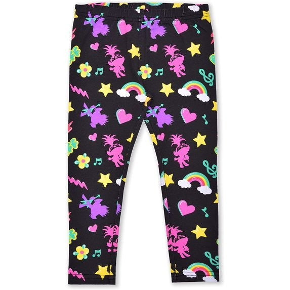 Trolls 3-Piece Shirt, Jacket & Leggings Set for Girls, 4T – Fits 4-Year-Old Kids