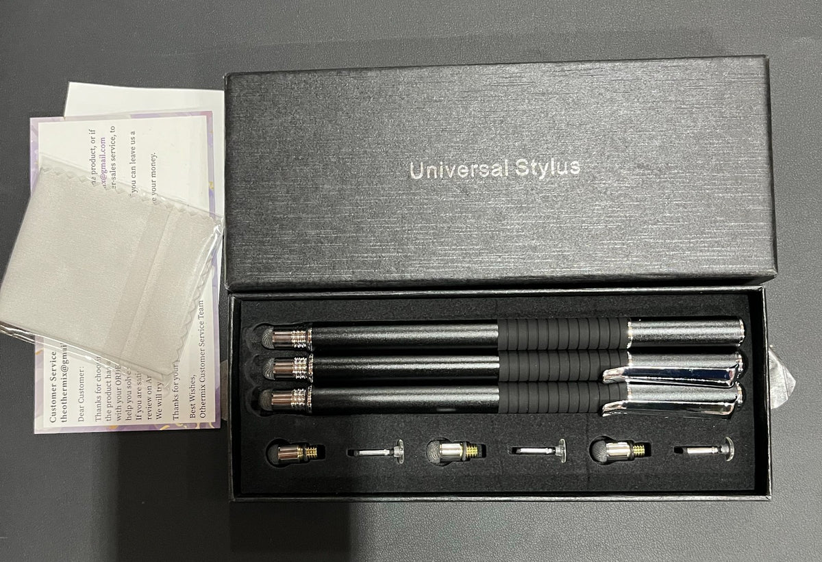 Universal Stylus  Color： Black   L5.6 xW 0.37 x H5.6 inches