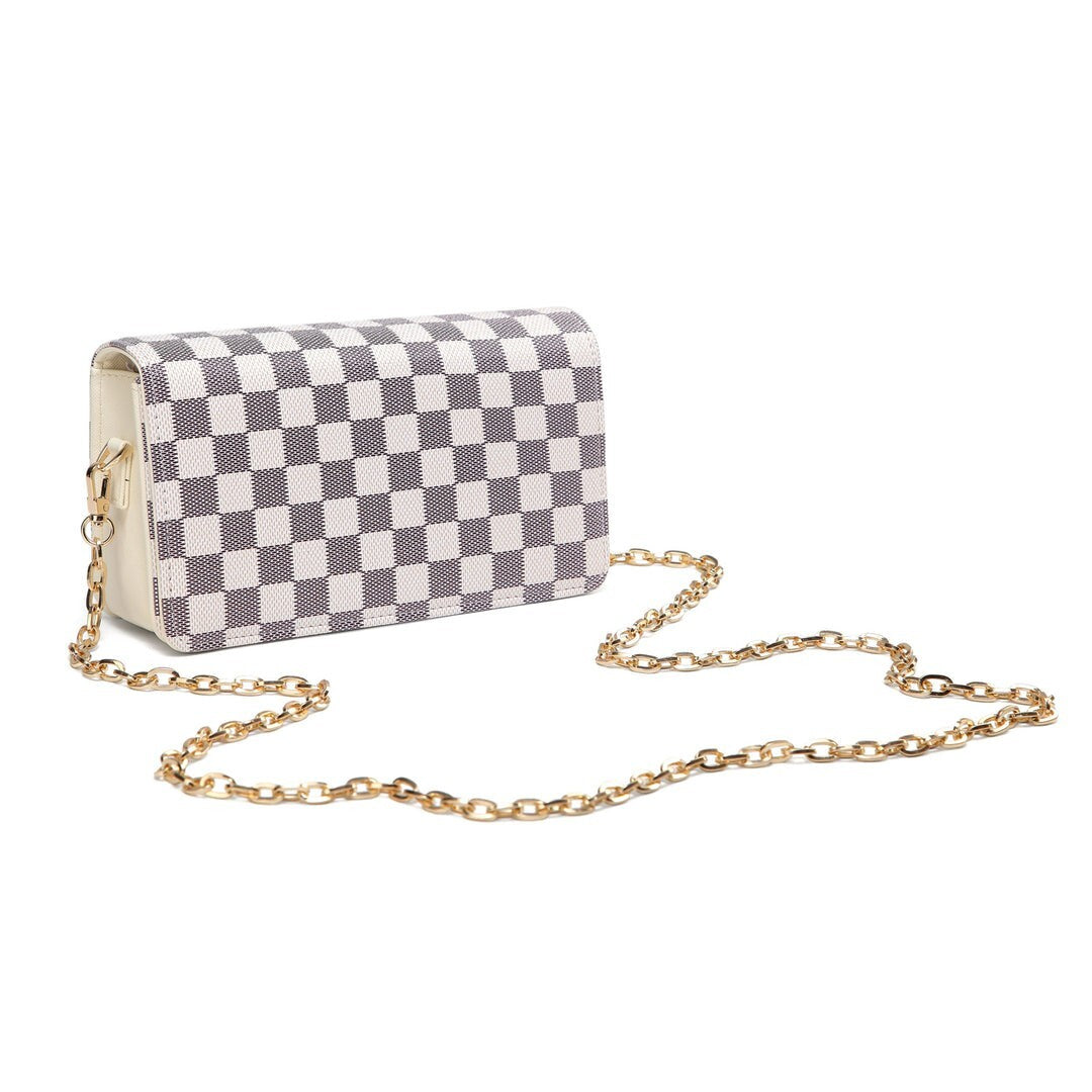 CROSS BODY BAG WITH CREDIT CARD SLOTS | RFID BLOCKING PROTECTION    COLOR:Cream