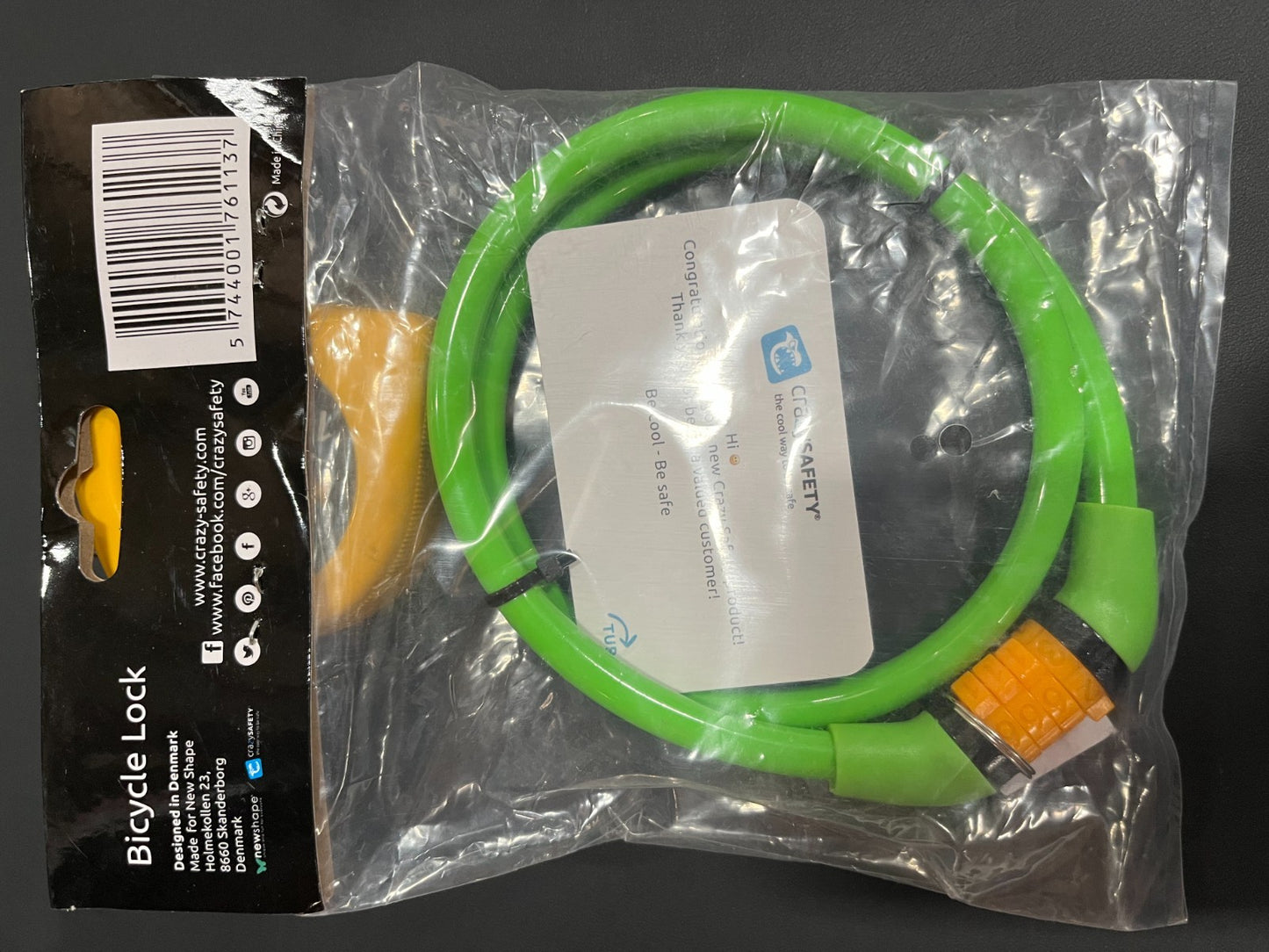 Bicycle Lock Green