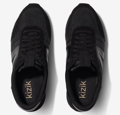 Kizik Black Milan Comfortable Breathable Woven Women's Size 12.5 men's 11.