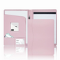 pink Leather Portfolio Folder Padfolio Business