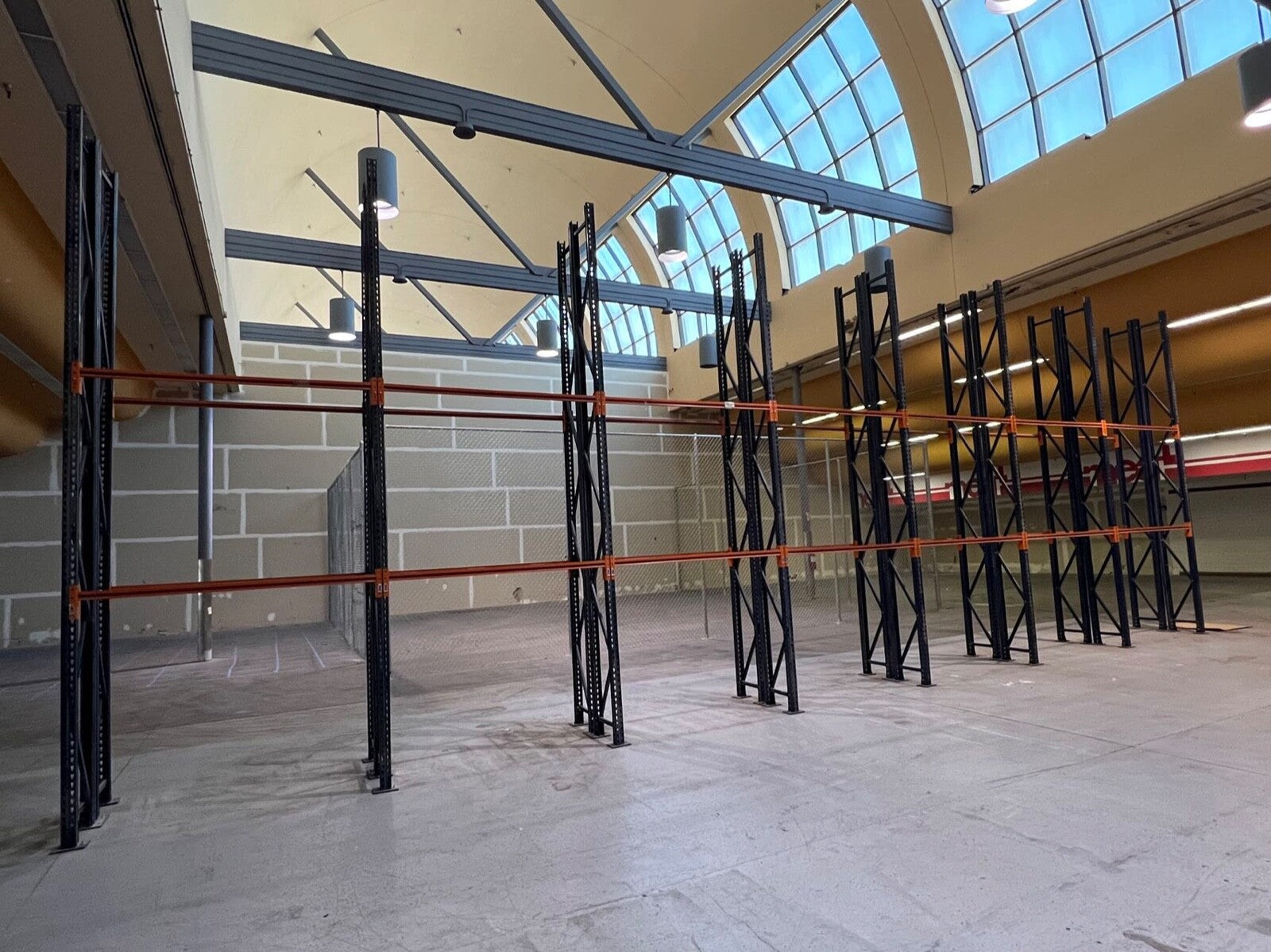 Heavy Duty Garage Shelving Unit, medium duty warehouse racks, already teared dow.