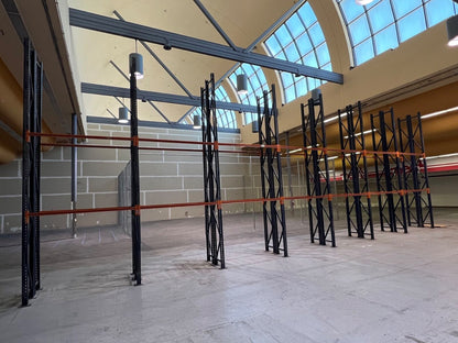 Heavy Duty Garage Shelving Unit, medium duty warehouse racks, already teared dow.