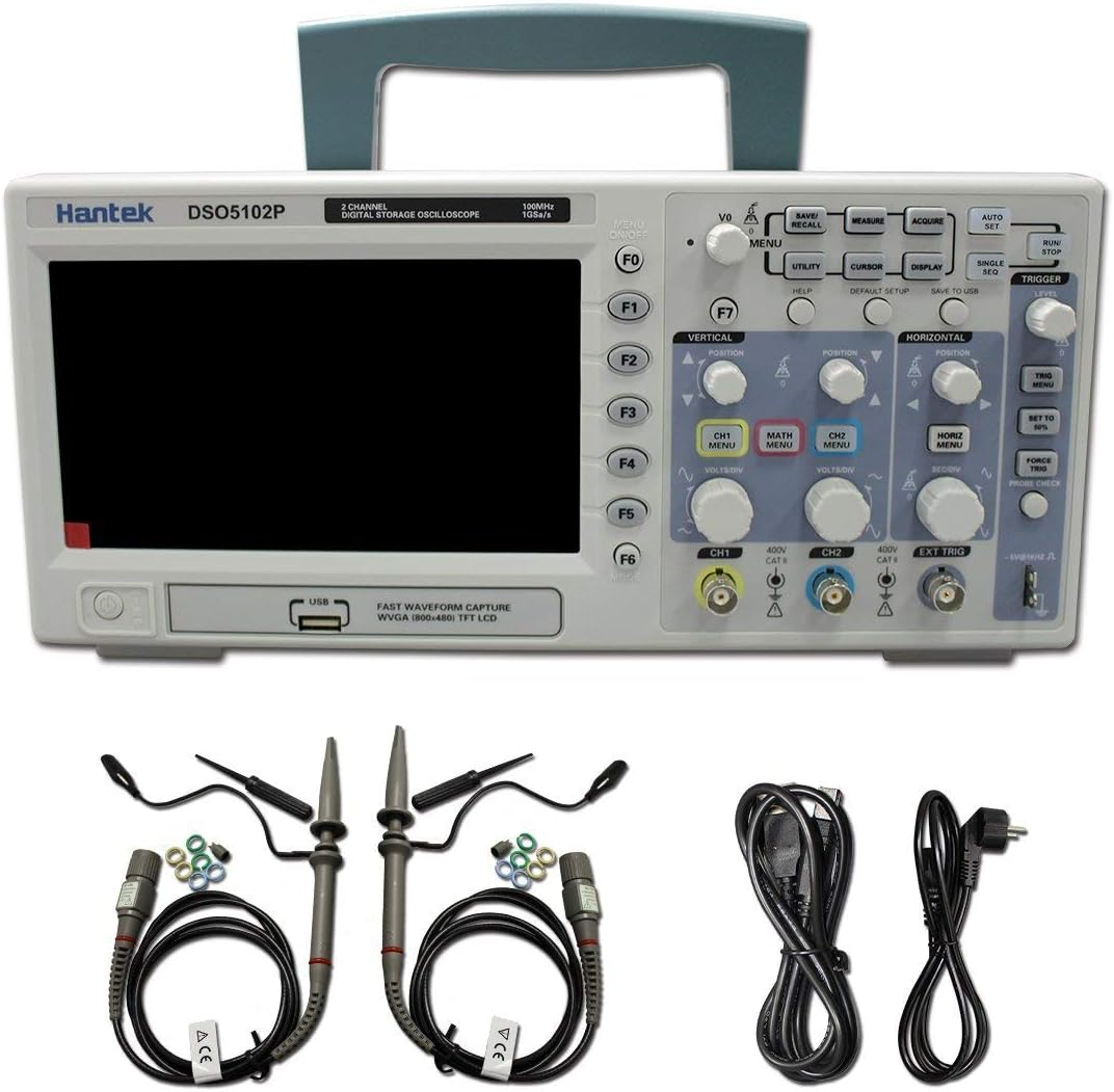 Naisian Hantek DSO5102P 100MHz 2CH Digital Oscilloscope