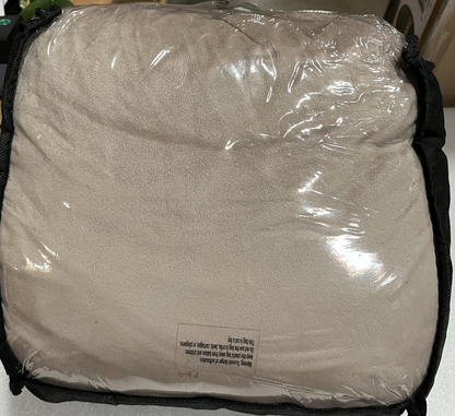 3-Cushion Recliner Cover Taupe + 2 Armrest Gifts