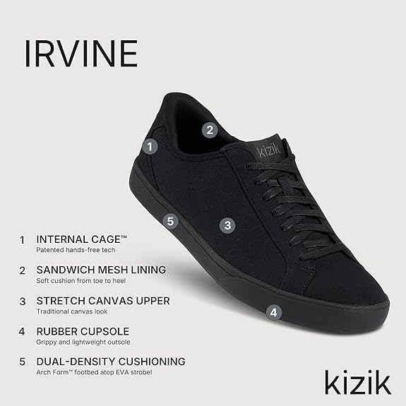 12.5 Women/11 Men Slip On Sneakers:  Comfortable All-Day Wear