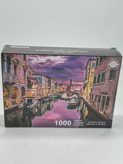 purple venice - 1000 Piece Jigsaw Puzzle