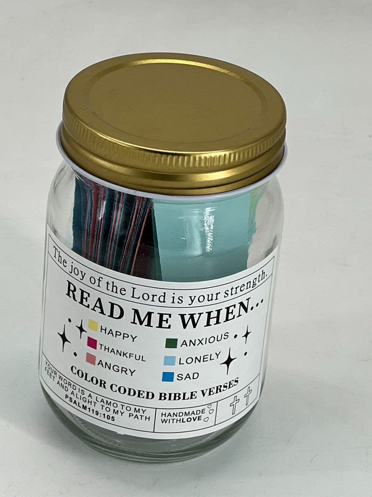 Uplifting Bible Verses in a Jar, Encouragement, and Inspiration for Daily Reflec