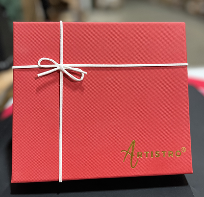 ARTISTRO Paint Pens GIFT  Set –10 Colors with Tote Bag, Pen Case & 2 Art Stones
