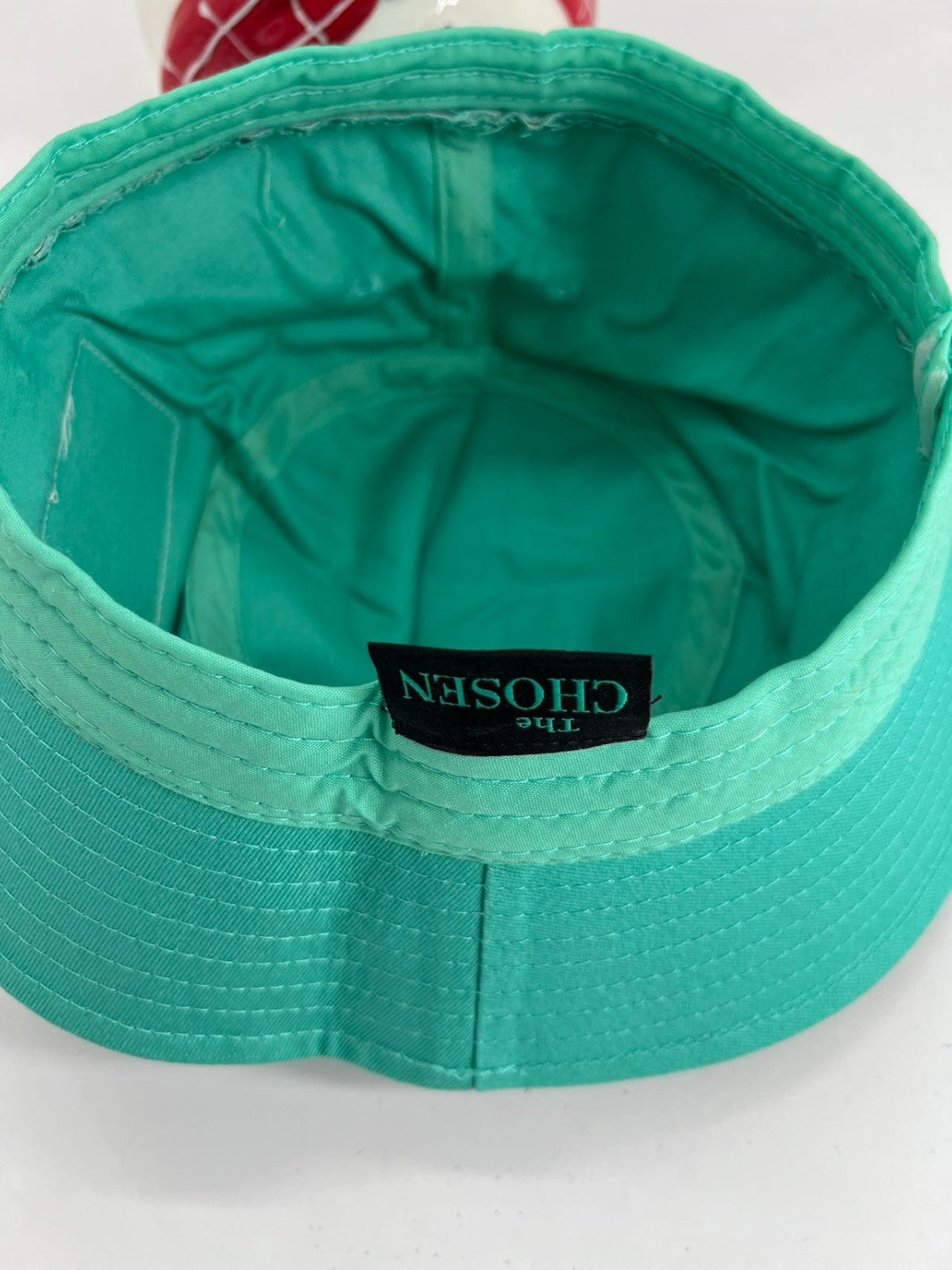 green sun protection hat