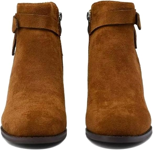 Booties Warm Winter Party Club Street  Brown Shoes Size 11 US