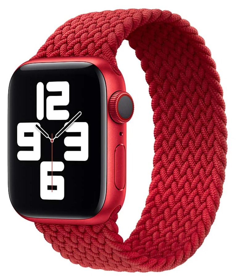 10-Pack  XS   Red  Loop Watch Bands 0.8 x 5.1 Inch , Fits 38mm/40mm/41mm