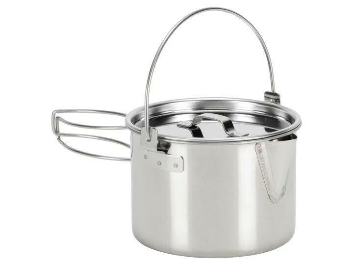 Snowpeak Stainless Kettle No1 CS-068 Camp Cookware Coffee Tea Pot Japan New F/S