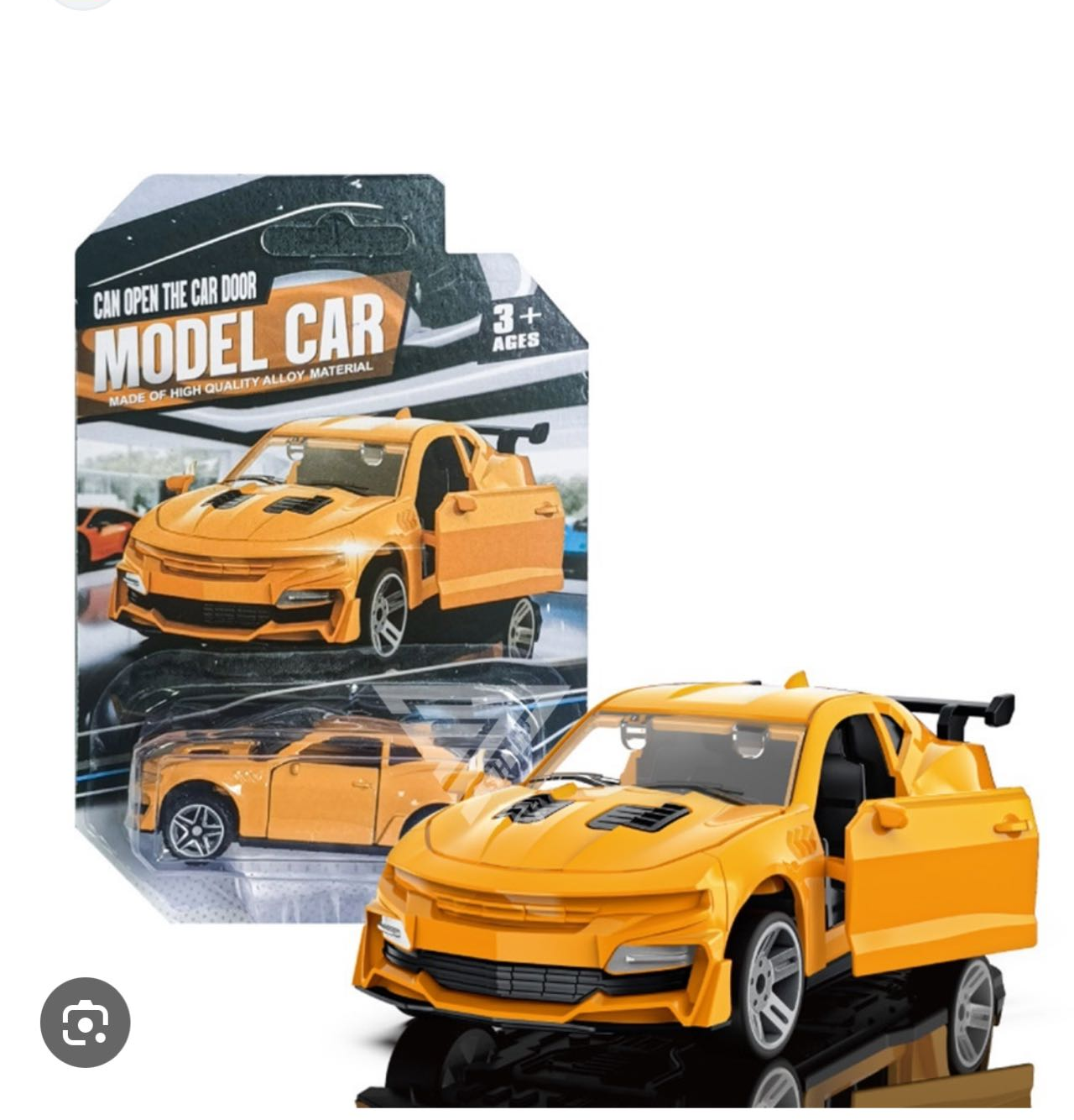 4 pieces in 4 colors, 3+ children’s 3-door toy car