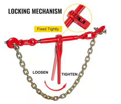3 /8 in.-1/2 in. Cable Ratchet Binders-9215LBS. Secure Working Load with G70