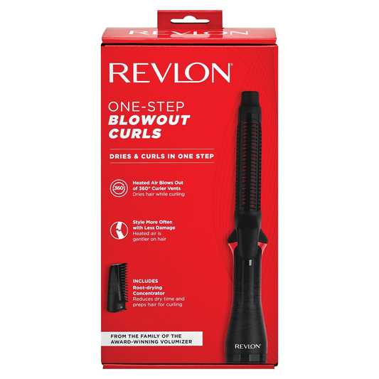 Revlon One-Step 1-1/4" Ceramic Hair Curler and Dryer, Black