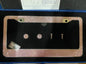 2pcs-Pink-Bling  Glitter Crystal RhineStone License Plate Frame. New In Box.