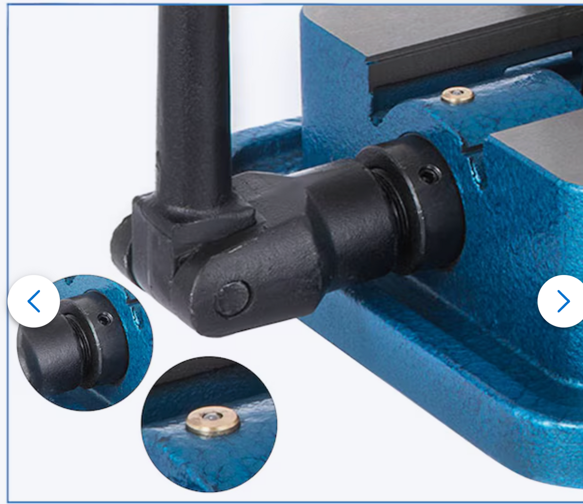 Heavy Duty Milling Vise 3 in. Bench Clamp Vise with 360 Degree Swiveling Base