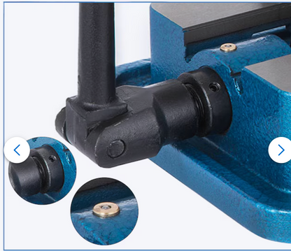 Heavy Duty Milling Vise 3 in. Bench Clamp Vise with 360 Degree Swiveling Base