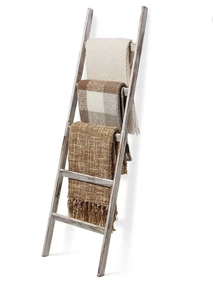 Short Birds Rustic 5ft Blanket Ladder - Farmhouse Home Decor