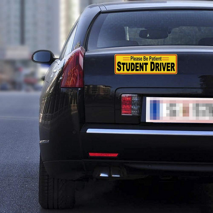 3 Pcs Student Driver Magnet Car Signs Please Be Patient Car Bumper Sticker Decal