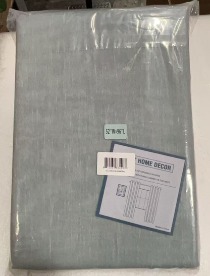 Semi Sheer Linen Curtains.