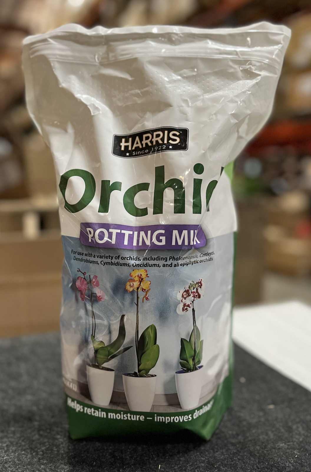 Harris Premium Orchid Potting Mix, Optimal Coarse Mix for All Types of Orchids,