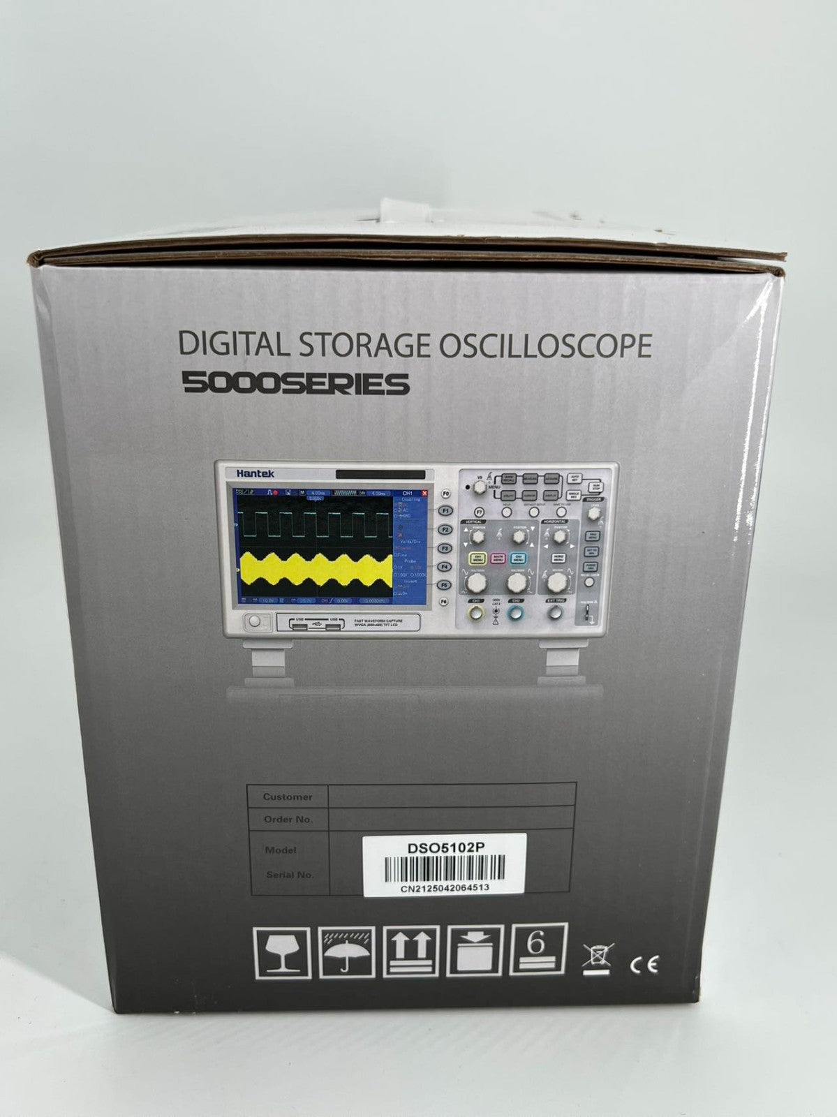 Naisian Hantek DSO5102P 100MHz 2CH Digital Oscilloscope