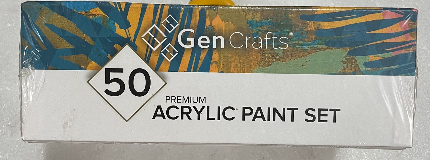 Acrylic Paint - Set Of 50 Premium Vibrant Colors