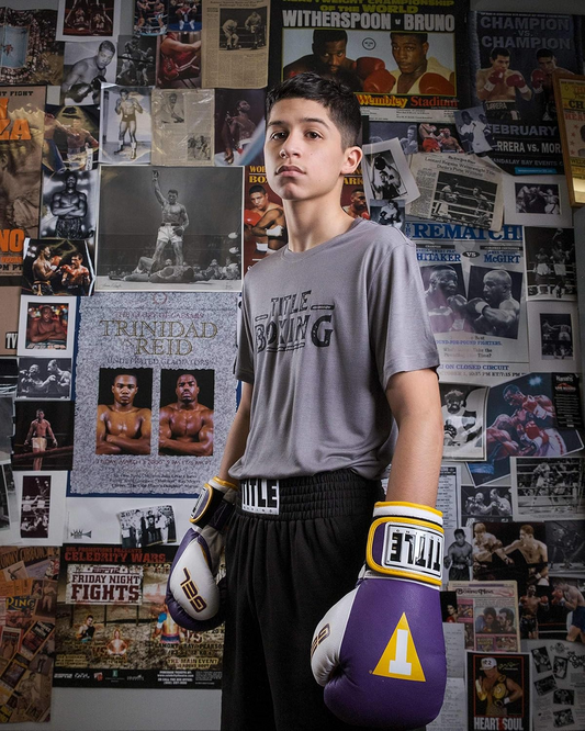 Title Boxing Gel World V2T Bag Gloves, Purple XL