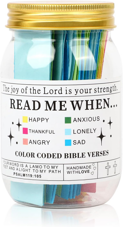 Uplifting Bible Verses in a Jar, Encouragement, and Inspiration for Daily Reflec