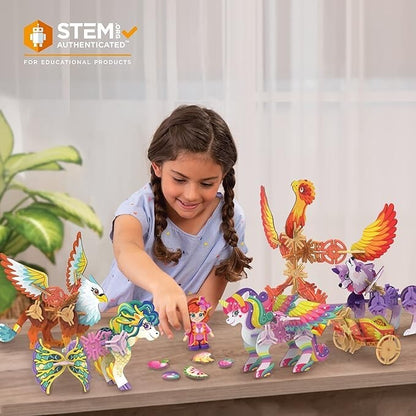 Magical Friends | Build-Your-Own Magical Animals Play Set, Kids 3D Puzzle Unicor