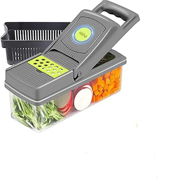 14in1 Vegetable Grater Slicer Dicer Potato Cutter Kitchen Gadget Tools Set.