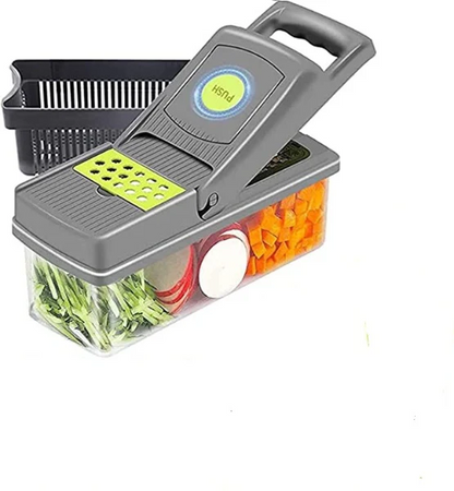 14in1 Vegetable Grater Slicer Dicer Potato Cutter Kitchen Gadget Tools Set.