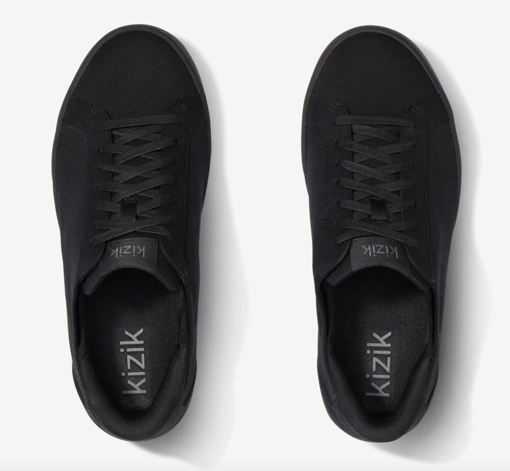 Kizik Venice Black Black Outsole Womens Athletic Sneaker size men 9 women 10.5