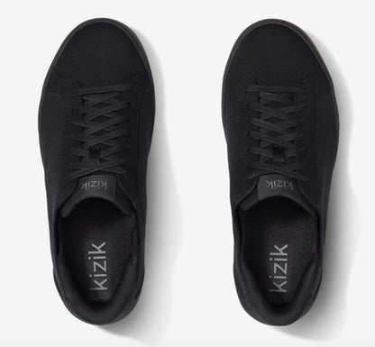 Kizik Venice Black Black Outsole Womens Athletic Sneaker size men 9 women 10.5