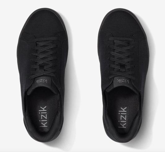 Kizik Venice Black Black Outsole Womens Athletic Sneaker size men 9 women 10.5