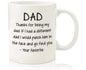 Fathers Day Best  Dad Ever Gift for DAD Coffee Mug Daddy