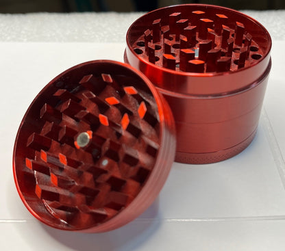 2 Inch 4 Piece Metal Herb Spice Tobacco Grinder 50mm Grinder Crusher – Color Sen