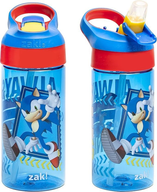 Sonic Kids Water Bottle, 2-Pack, 17.5 oz, Leak-Proof
